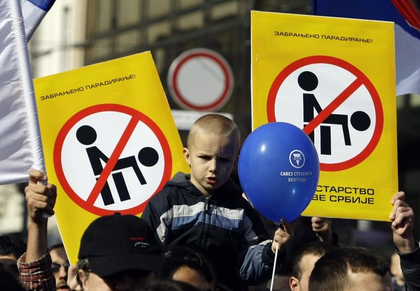 Anti-gay in Serbia